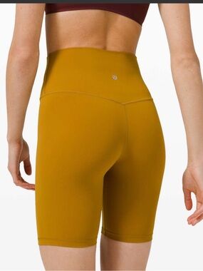 Lululemon Align Short 8" Gold Spice Size 4 NWOT
